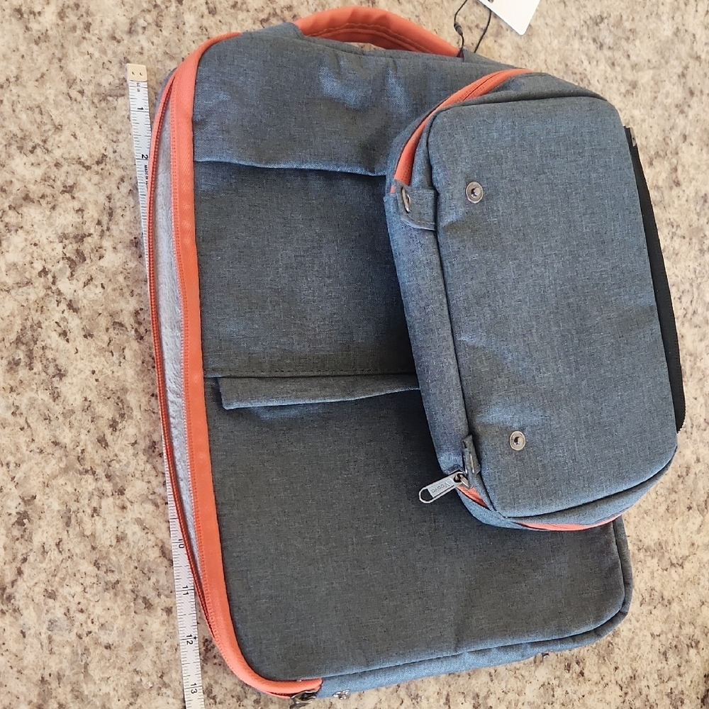 Gray and Orange Laptop Case/Sleeve - Picture 5 of 6
